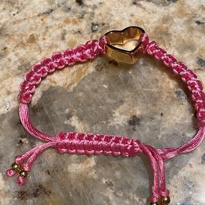 Juicy Couture string heart bracelet